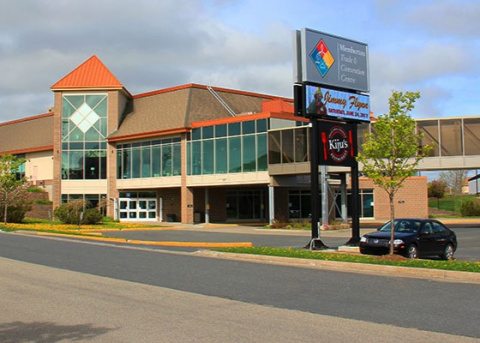 A photo of the Membertou Trade and Convention Centre.