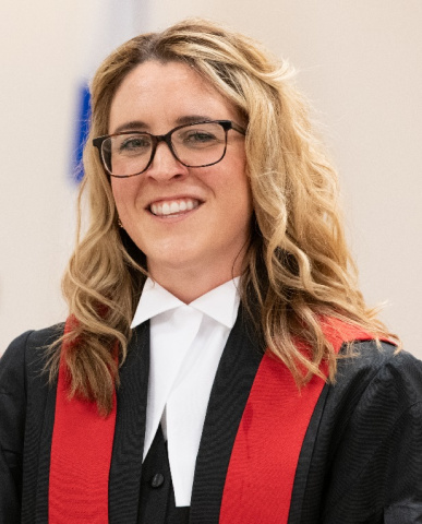 A portrait of Justice Jillian Barrington