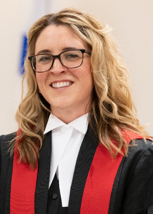 A portrait of Justice Jillian Barrington