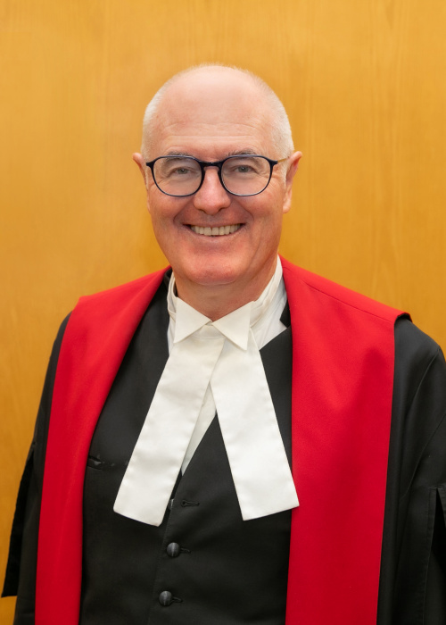 A portrait of the Honourable Peter Rosinski, Justice of the Supreme Court of Nova Scotia