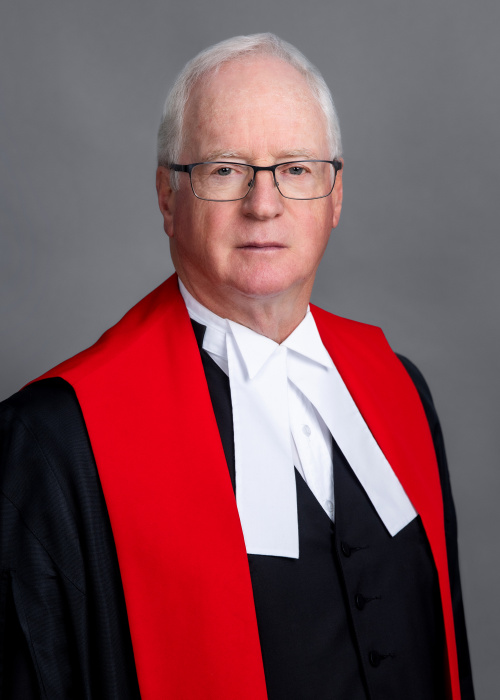 A portrait of the Honourable Glen McDougall, Justice of the Supreme Court of Nova Scotia